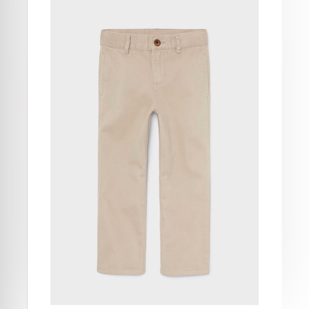 NWT - The Children's Place Boys Sandwash Beige Uniform Chino Pants Size 14 Husky